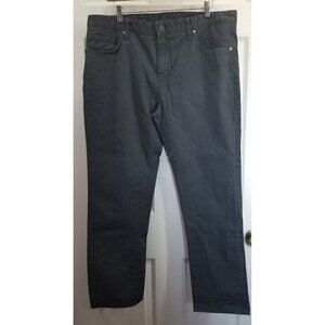 7 Diamonds Mens Clifton Pants Slim Straight Dark Green 36 X 30